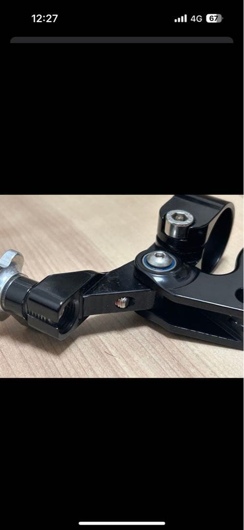Paul ブラック ブレーキレバー　PAUL CANTI LEVER (右)