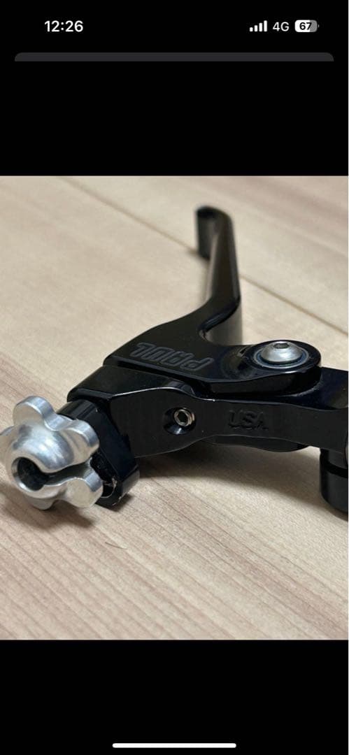 Paul ブラック ブレーキレバー　PAUL CANTI LEVER (右)