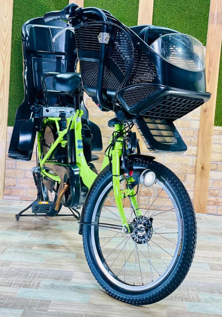 No１モデル グリーン系 ヤマハ 子供乗せ電動アシスト自転車 ZH2779