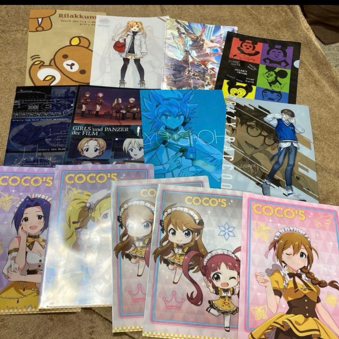 クリアファイル　アニメ　漫画　まとめ売り　大量　①