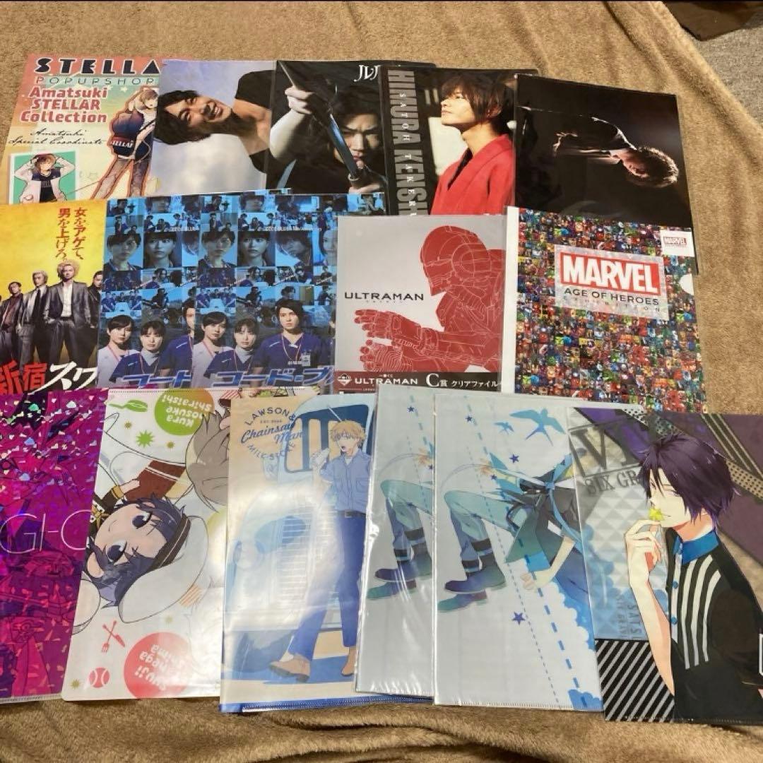 クリアファイル　アニメ　漫画　まとめ売り　大量　①