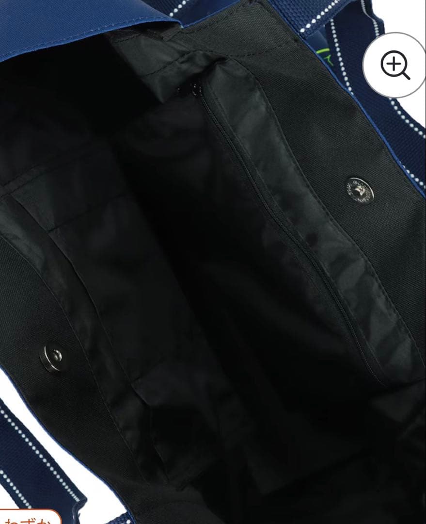 【新品未開封】MLB 東京シリーズ　記念ロゴ　バルーン　トートバッグ　ネイビー