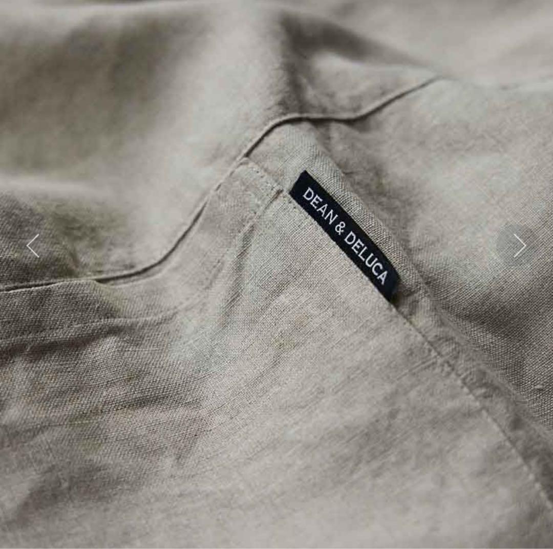 DEAN & DELUCA リネンフルエプロンナチュラル 新品
