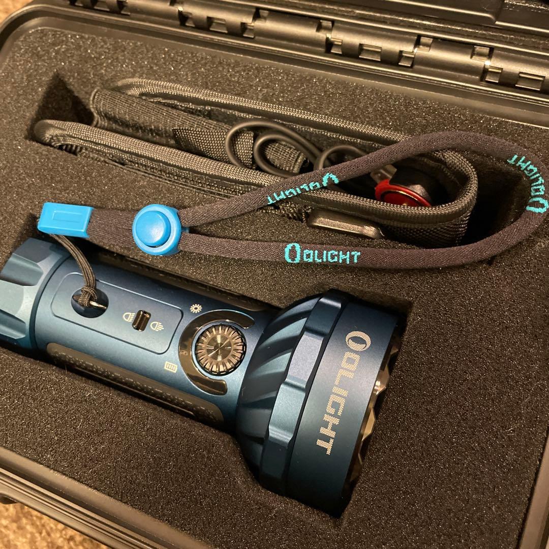 オーライト Olight Marauder Mini ブルー ハードケース付き