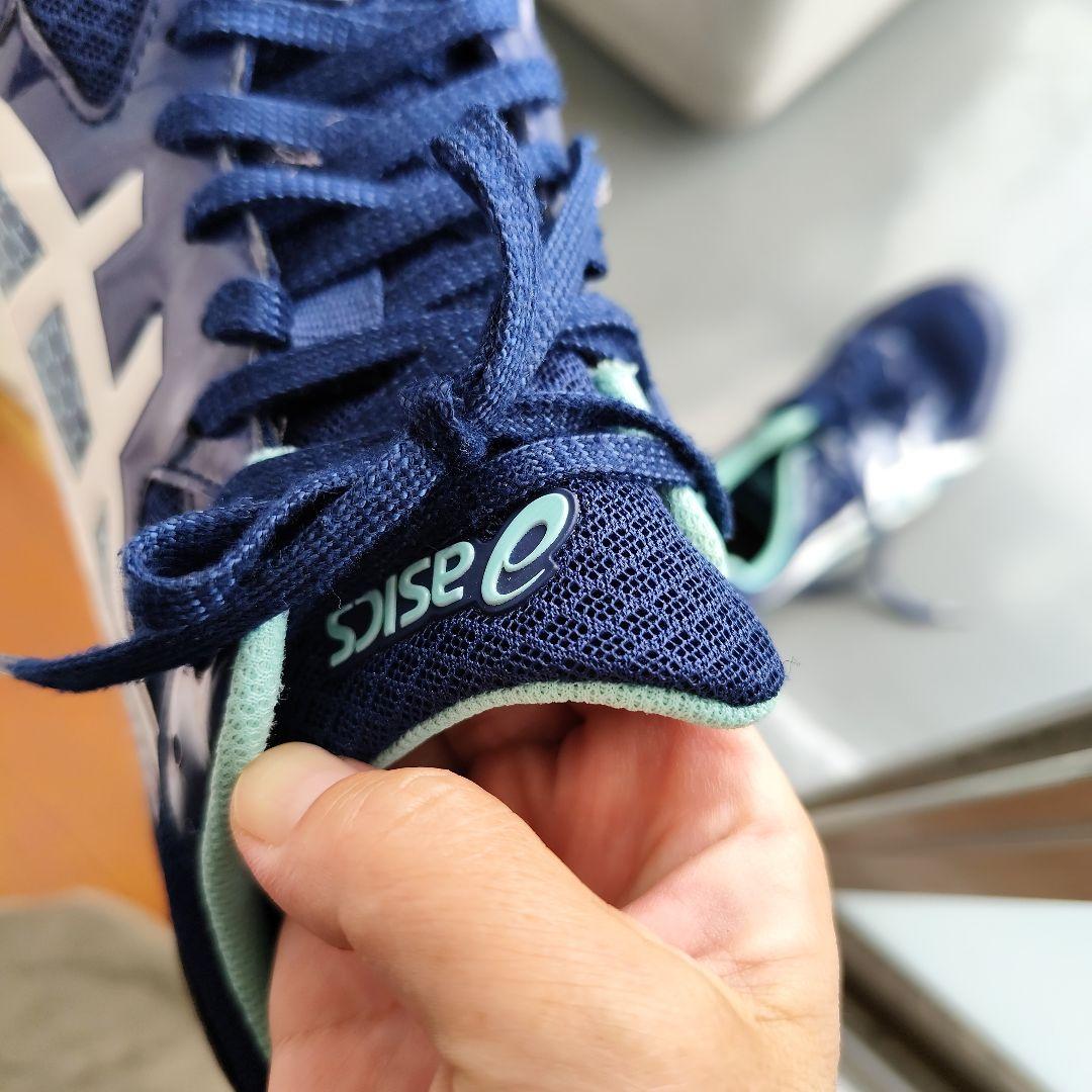 asics スパイクシューズ US 7 ネイビー/ミント