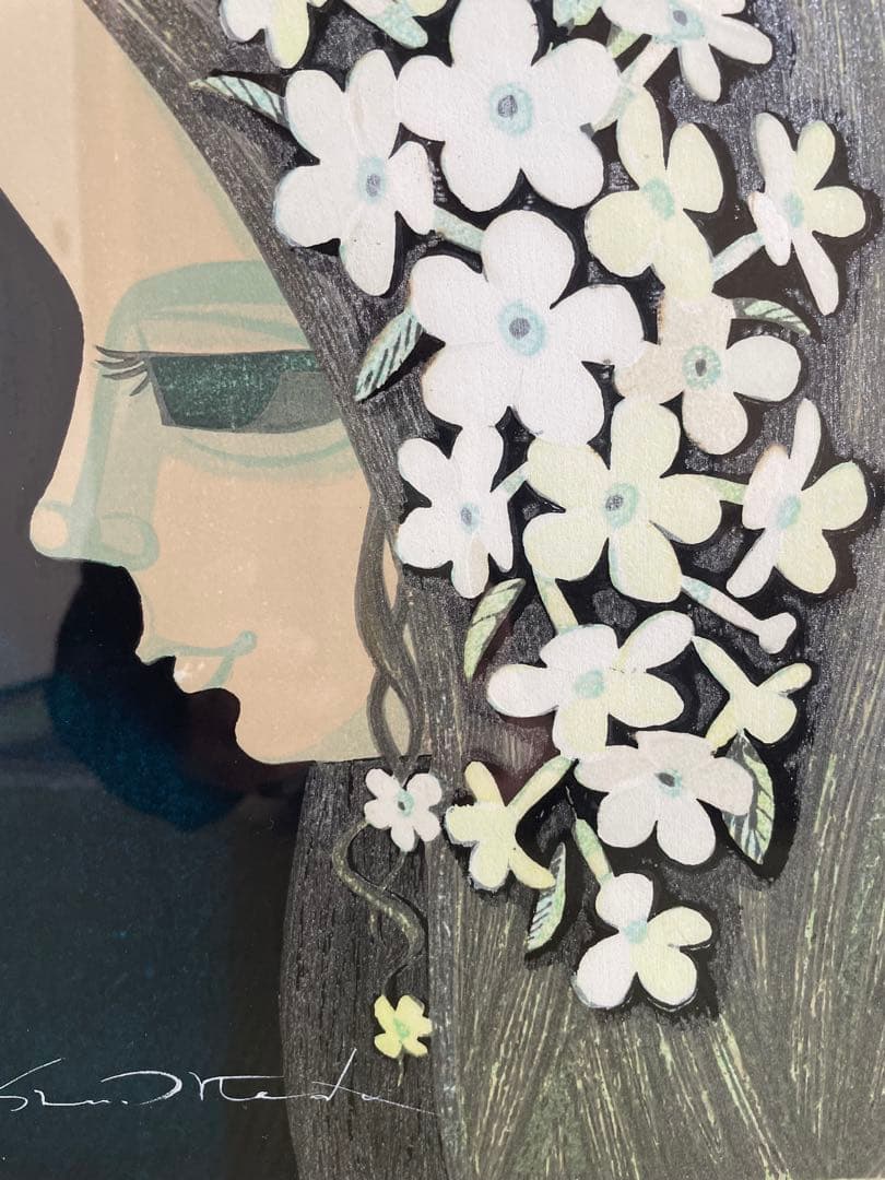 池田修造　木版画