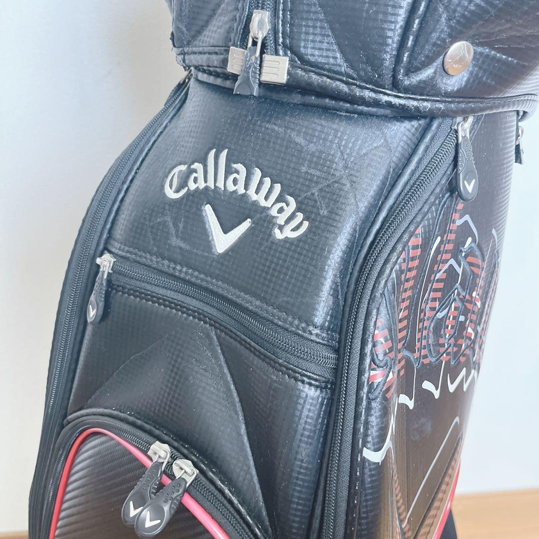 K168 Callaway キャロウェイ キャディバッグ 黒赤