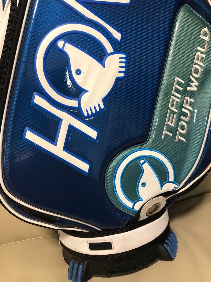 【送料込み】廃盤　高級HONMA TOUR WORLD キャディバッグ 青　白
