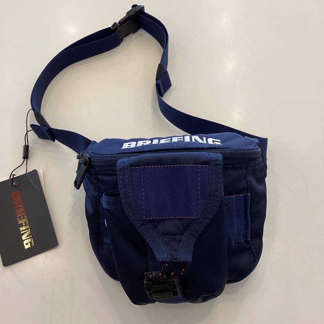 新品　BRIEFING ROUND WAIST POUCH ECO TWILL