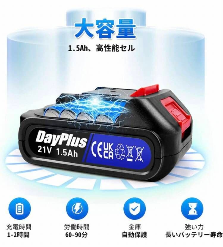 電動 チェーンソー のこぎり セット 充電式 コードレス バッテリー 2個