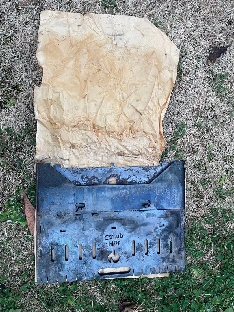 Hot camp fire base 焚き火台L 薪ばさみ、薪バッグ焚き火セット