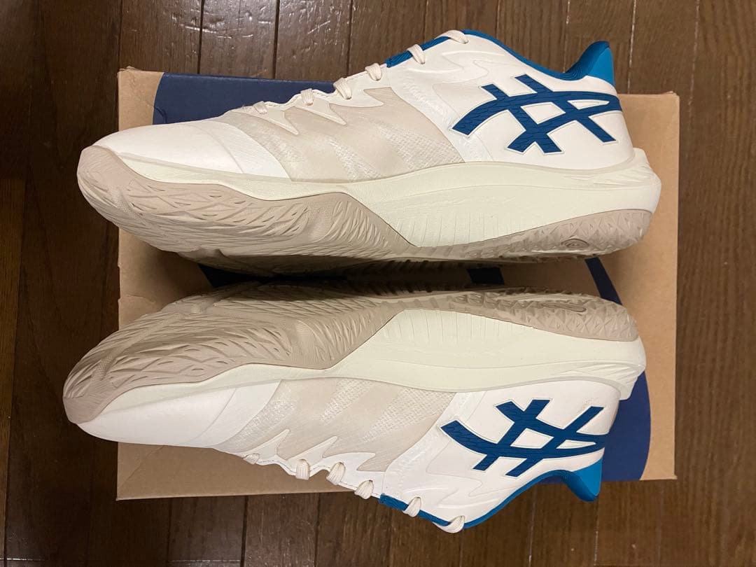 ASICS バスケットボールシューズ アンプレアルスlow2ホワイト/ブルー