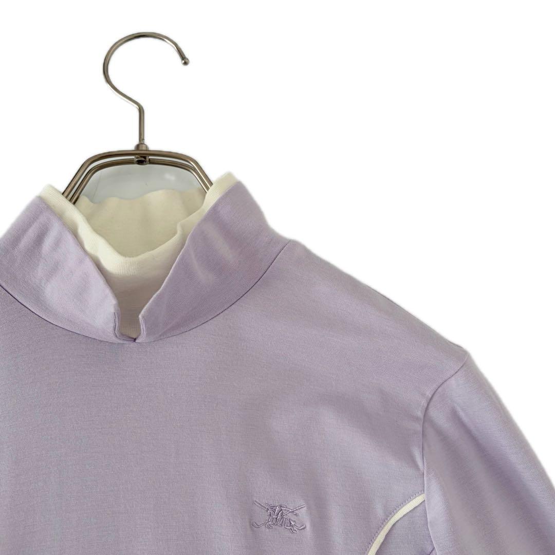 美品 BURBERRY GOLF バーバリー ゴルフ ハイネック カットソー M