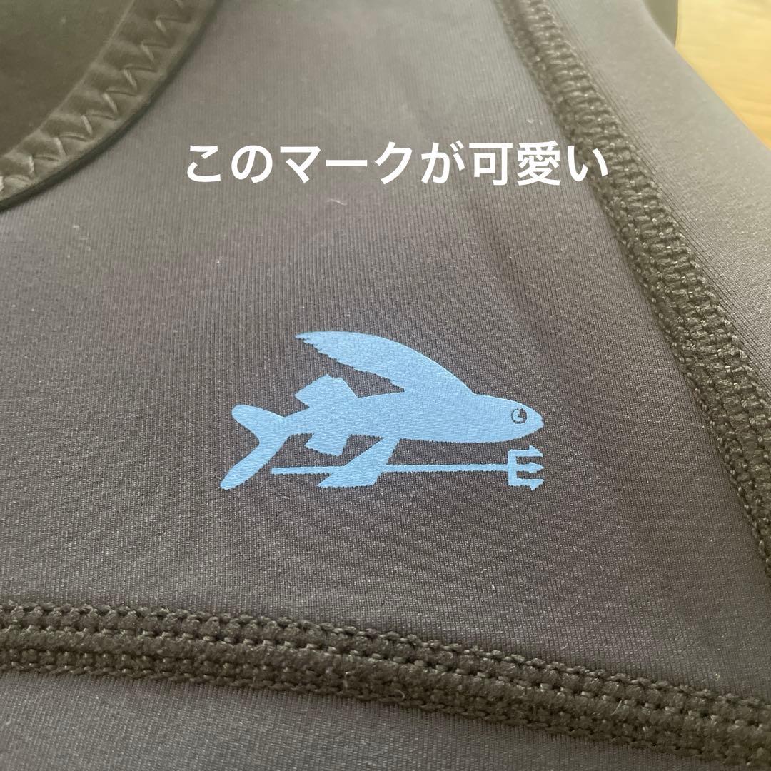 patagonia ショートジョン 黒　サイズ6 着用3回　　後ろリボン