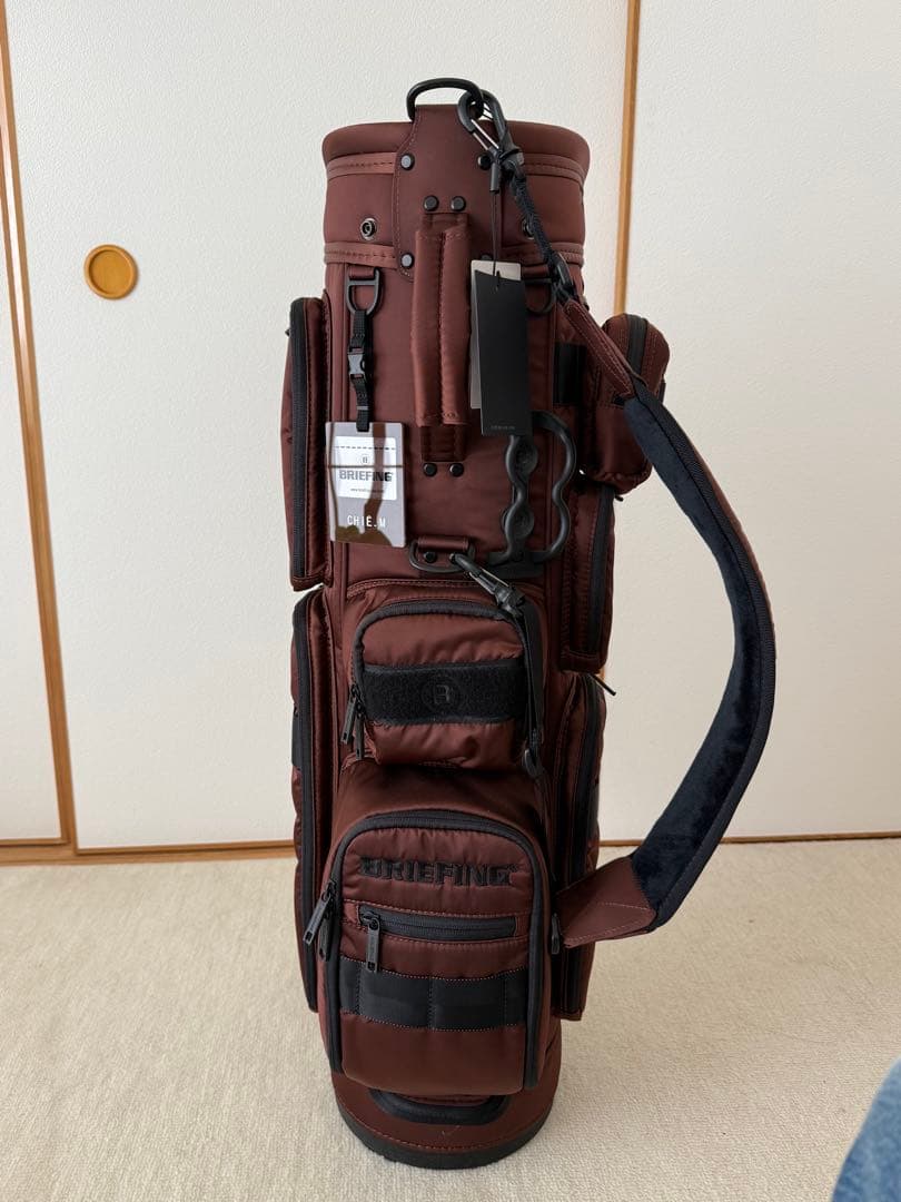 未使用タグ付きBRIEFING CR-6 限定ブラウン ヘッドカバー2点付
