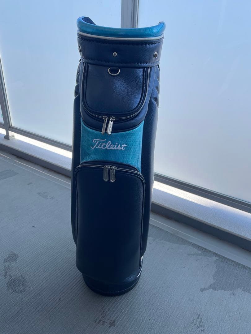 Titleist ゴルフバッグ ネイビー/青　美品