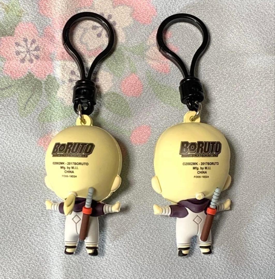 NARUTO BORUTO レア フィギュア ストラップ セット 山中いのじん