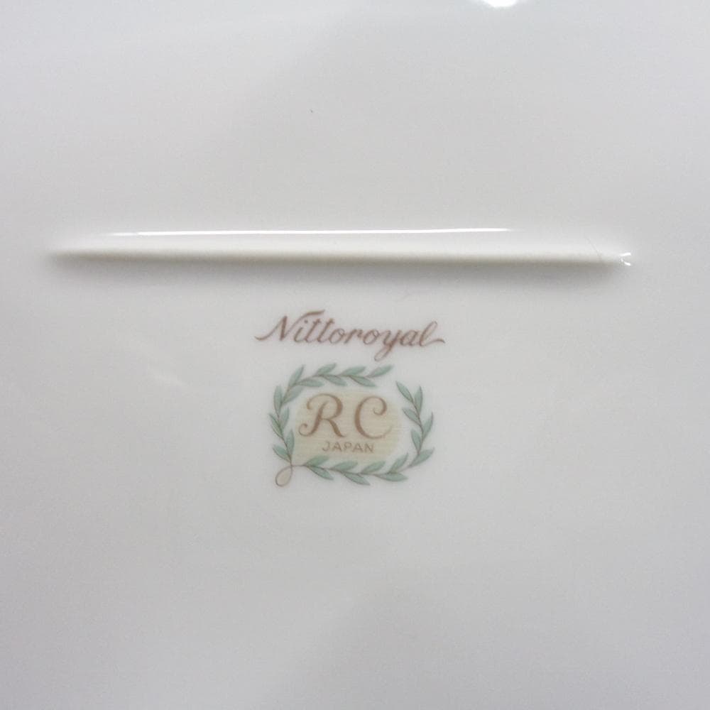 ノリタケＲＣ　プラチナラインオーバルプレート　大皿　2枚セット