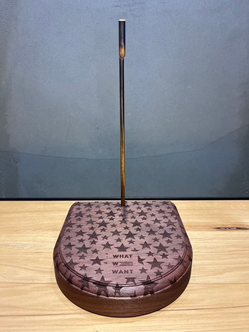 【新品入手困難】WHAT WE WANT 限定GOALSTAND ウォールナット