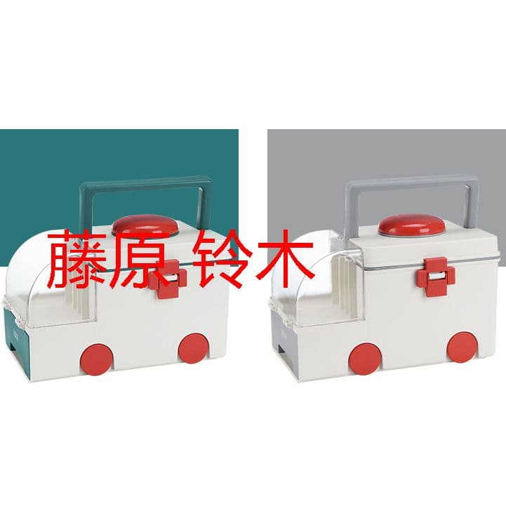 救急箱 薬箱 収納箱 ツールボックス 応急ボックス 多機能収納ケース 携帯 )
