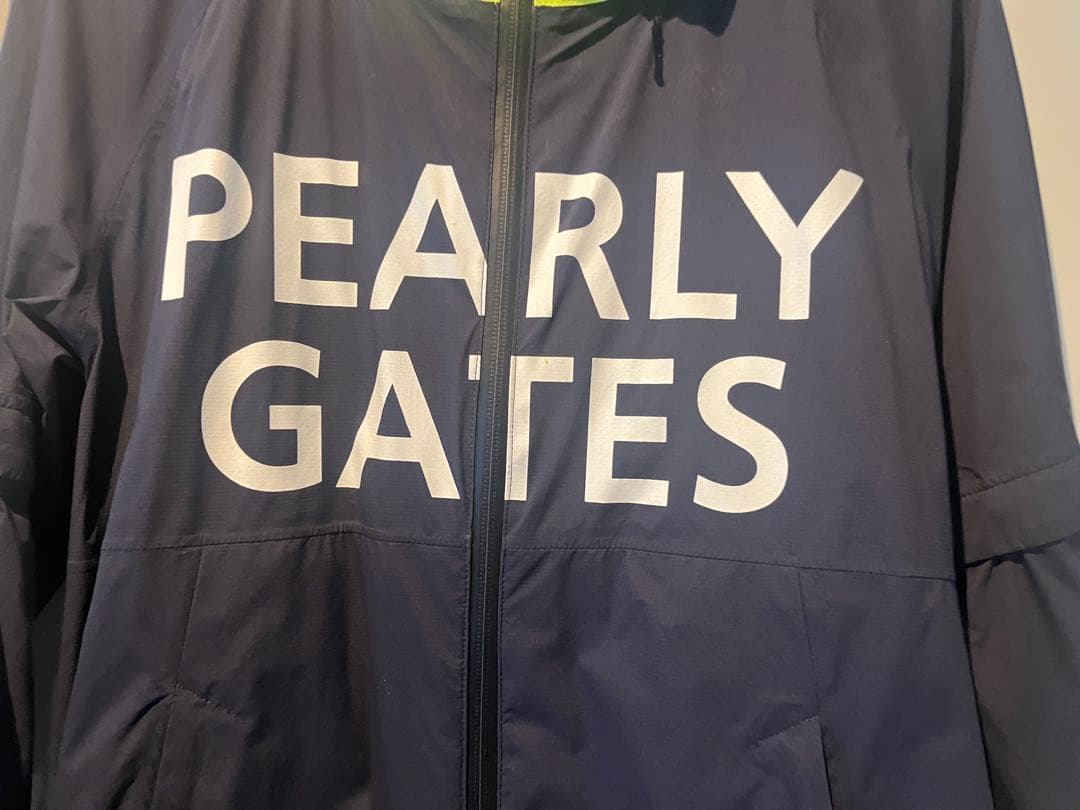 PEARLY GATES ネイビー イエロー ジャケットと迷彩柄のスエットセット