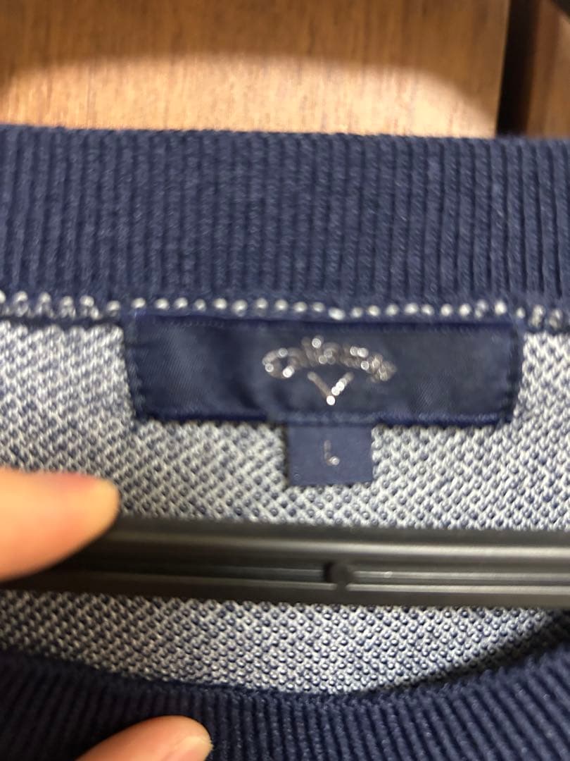 Callaway ネイビー セーター Lサイズ