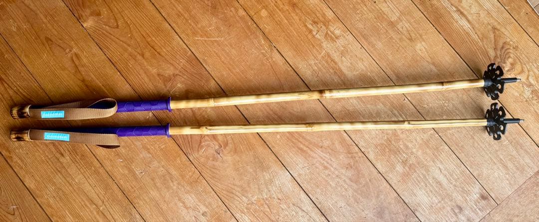 即購入可　完成品　KanazawaPOLES 112cm 竹ポール　竹ストック