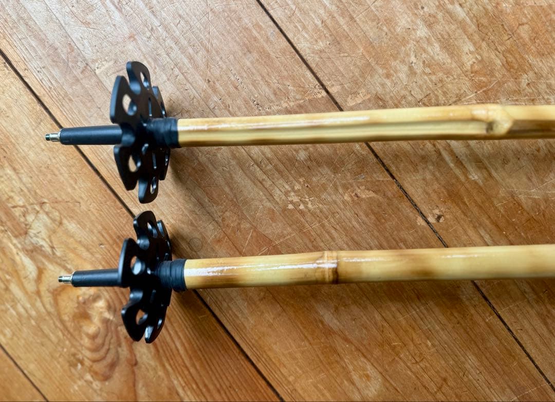 即購入可　完成品　KanazawaPOLES 112cm 竹ポール　竹ストック