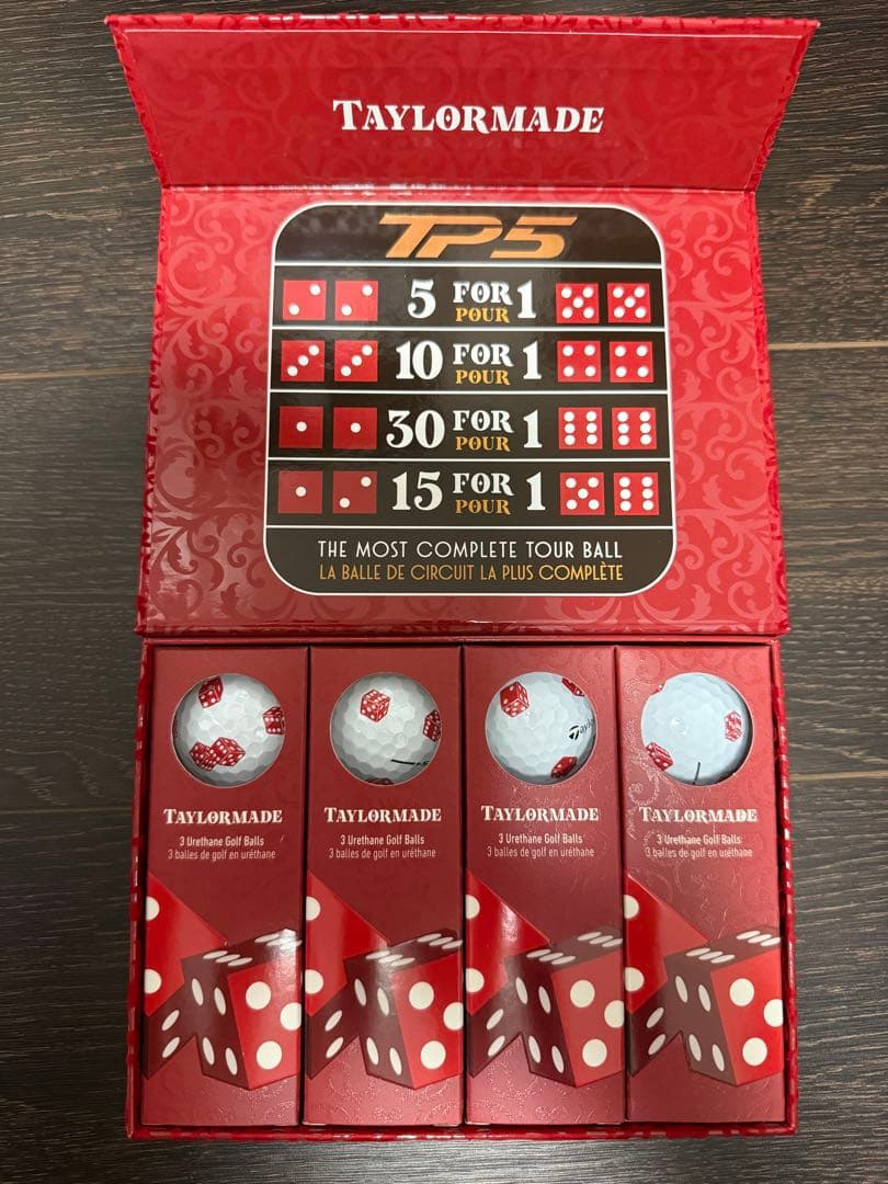 【新品】テーラーメイド taylormade TP5pix Dice 1ダース