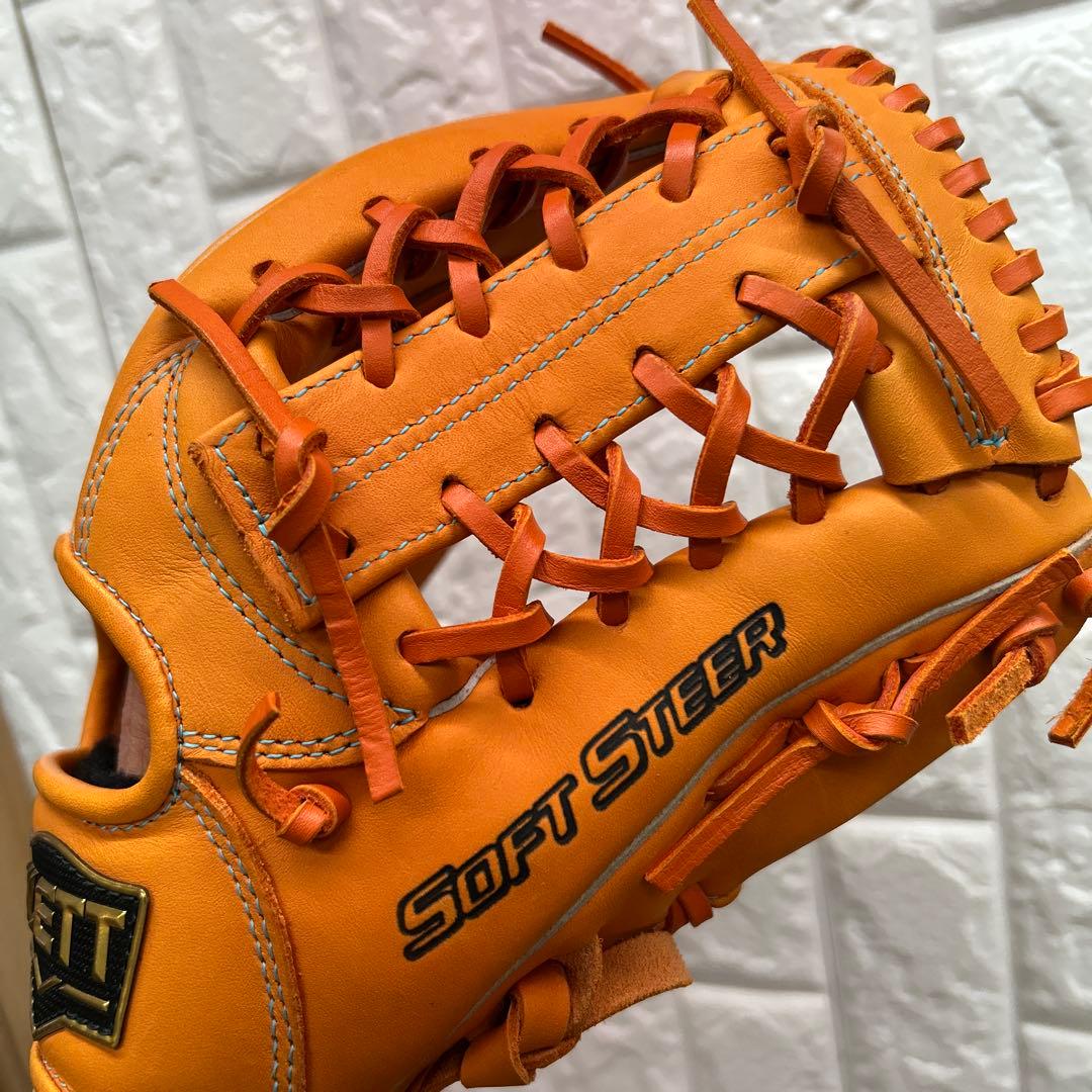 【美品】野球 グローブ 軟式 少年野球 ゼット ZETT 内野手 外野手