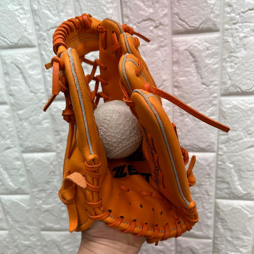 【美品】野球 グローブ 軟式 少年野球 ゼット ZETT 内野手 外野手