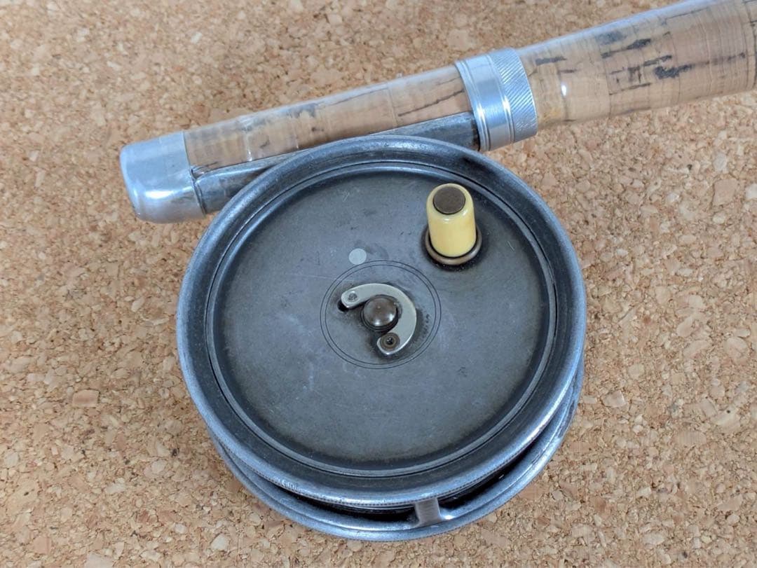 リール Hardy Reel Pat. Uniqua Reel size 3 3/8