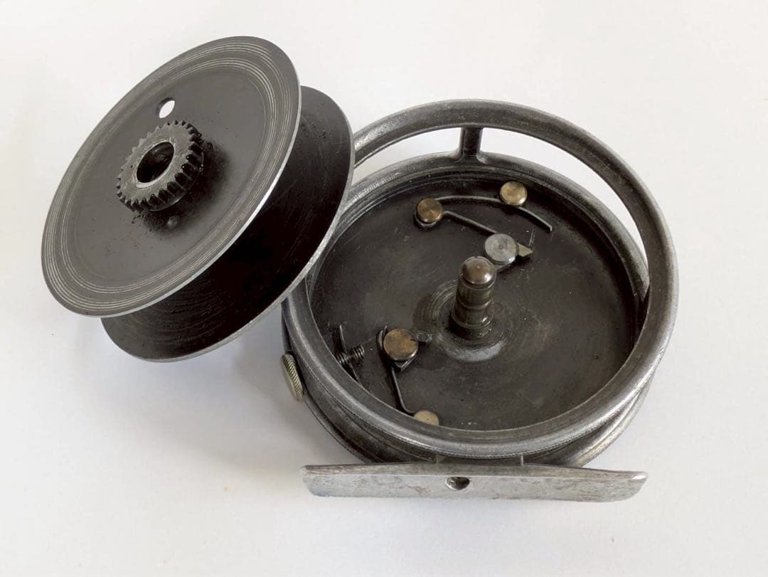 リール Hardy Reel Pat. Uniqua Reel size 3 3/8