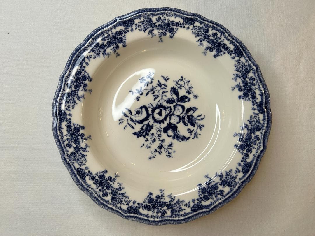 ZARA フローラル アースンウェア プレートセット 花柄 食器 ブルー