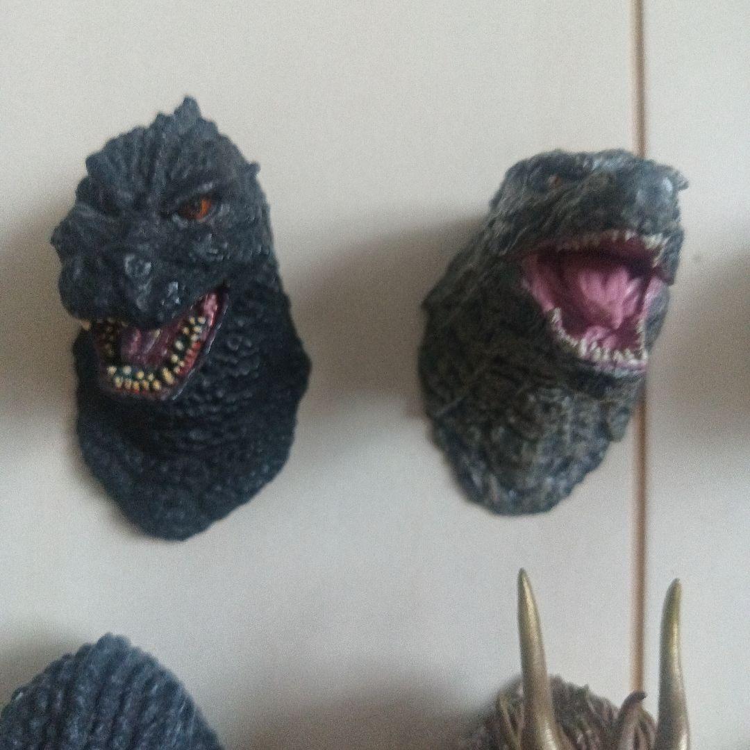 ゴジラ　モンスターヘッドマグネット　11体セット