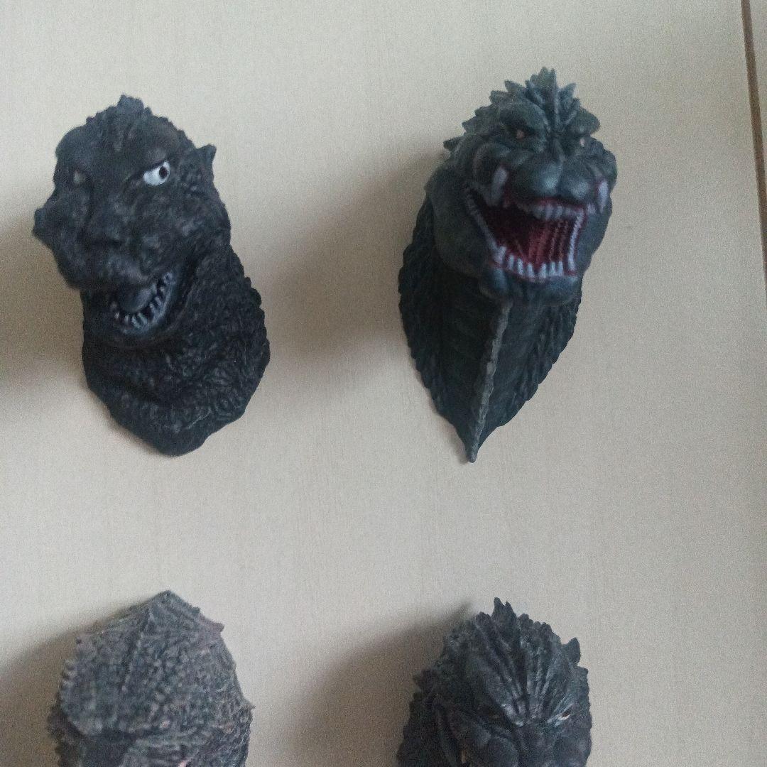 ゴジラ　モンスターヘッドマグネット　11体セット