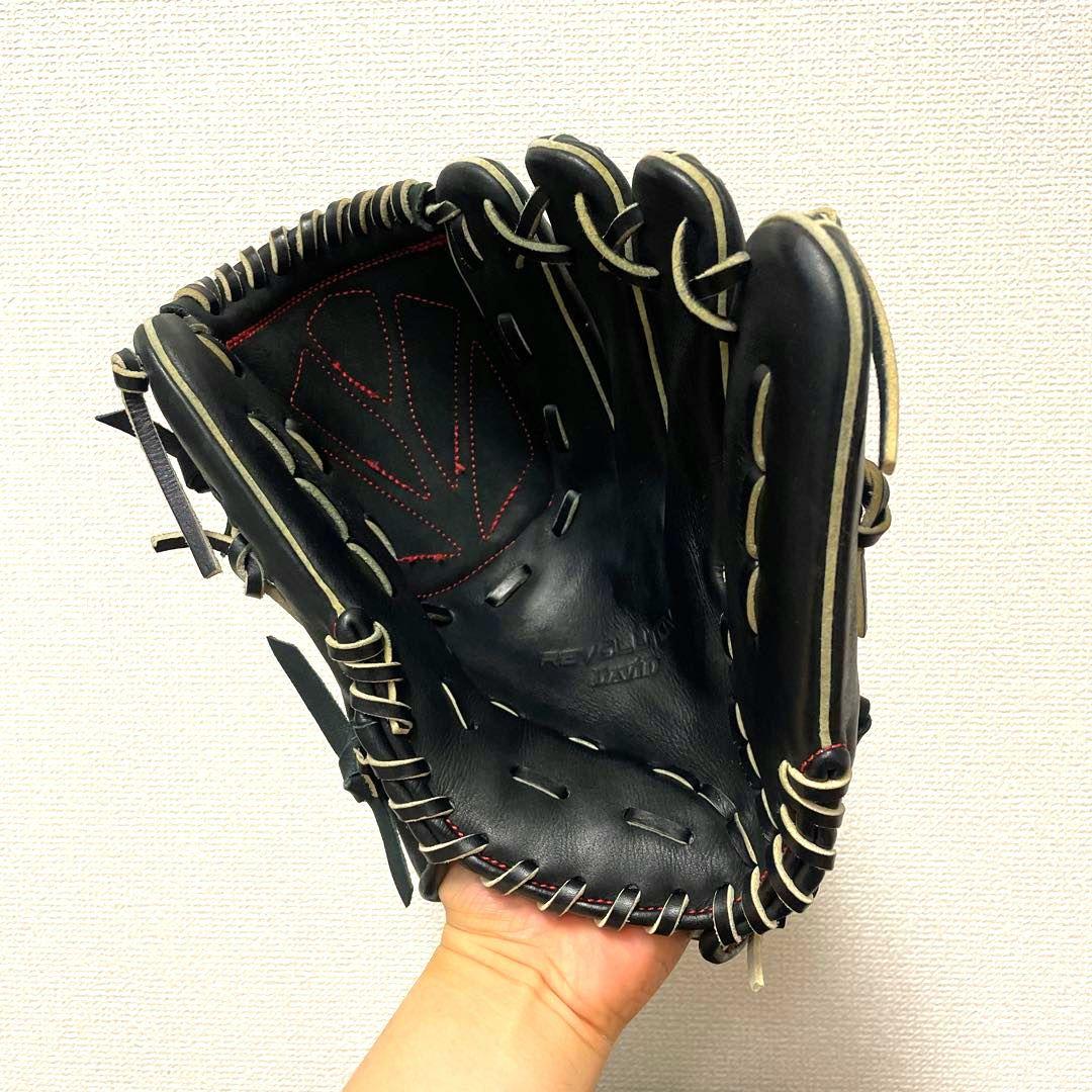 254 ダビドスポーツ 型抜群 極美品 即戦力 軟式 投手用グローブ