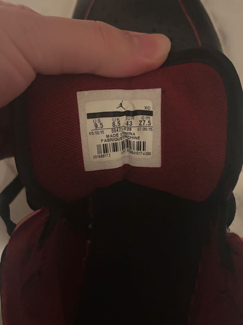 シューズ(男性用) Nike Air Jordan 1 MID black red