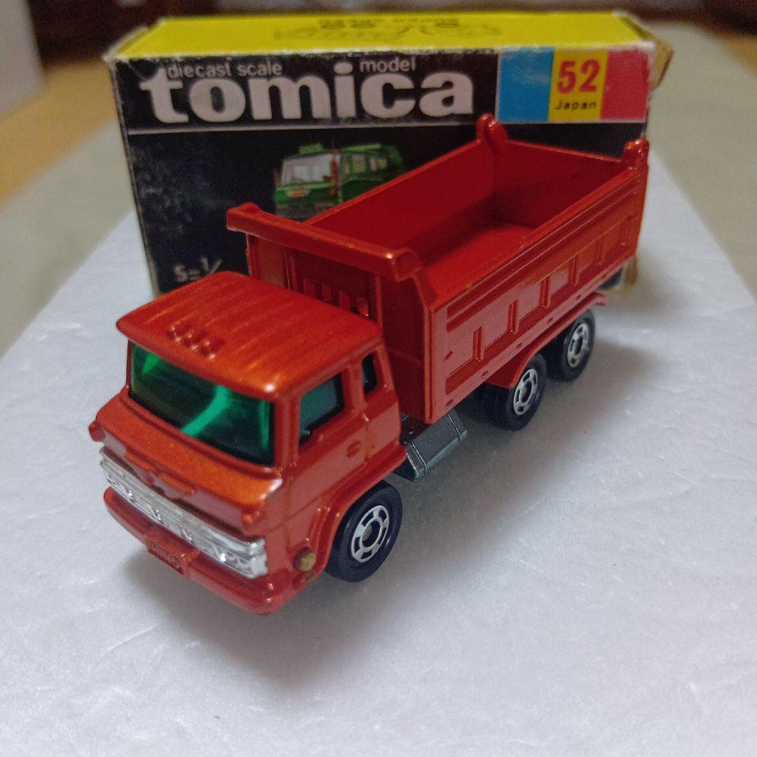 トミカ黒箱　日野ダンプカー 1/102　オレンジカラー　日本製　本体極上品です。
