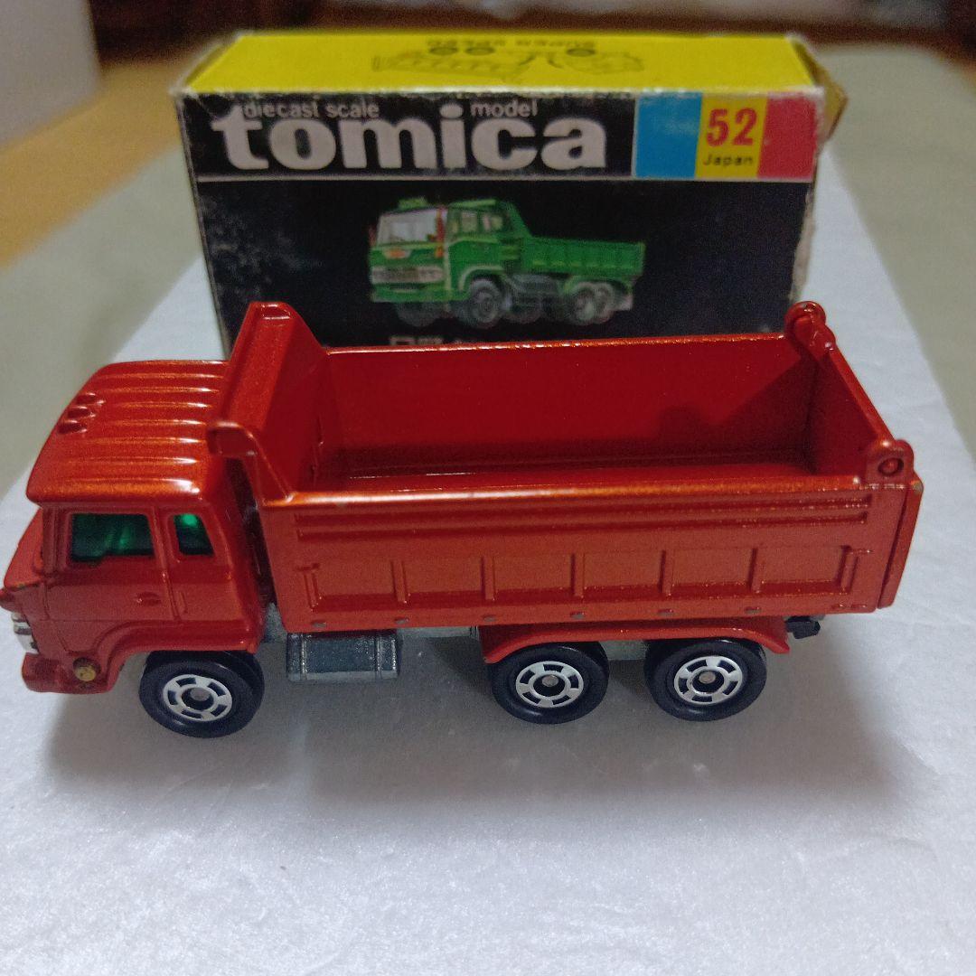 トミカ黒箱　日野ダンプカー 1/102　オレンジカラー　日本製　本体極上品です。