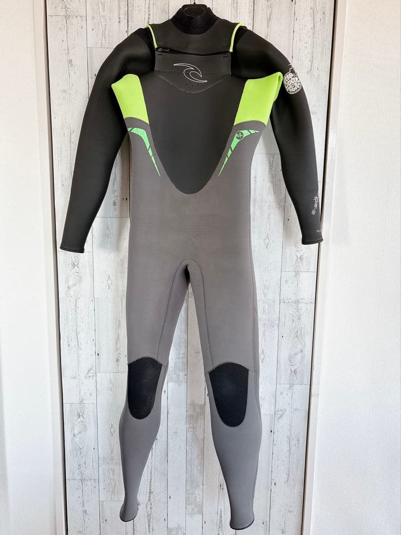 RIPCURL セミドライ フロントジップ ラバー 起毛 リップカール 4/3