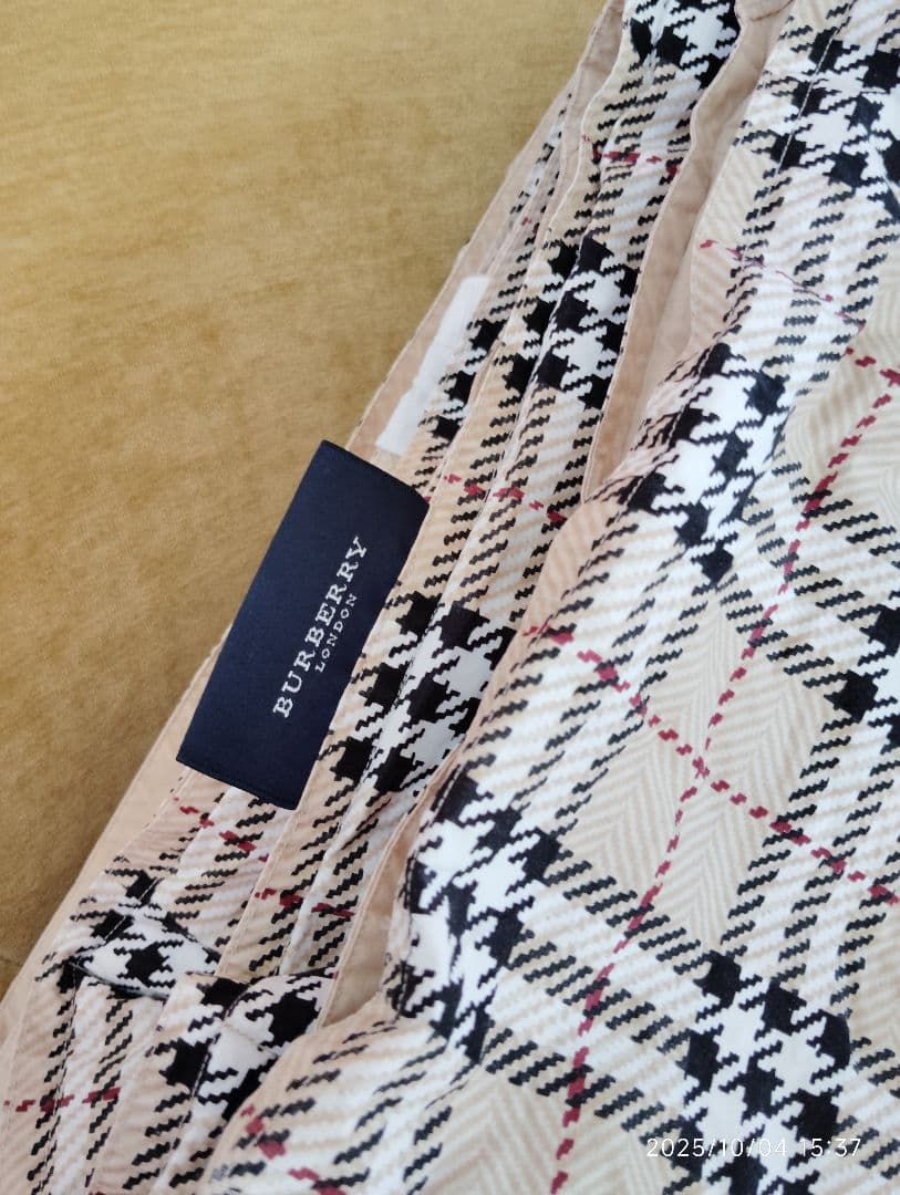 シングルサイズ BURBERRY ノバチェック ダウンケット 羽毛布団 掛け布団