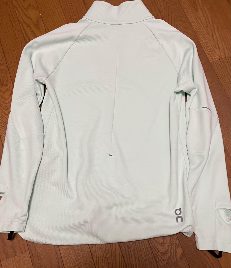 On Climate Shirt M ライトグリーン ハーフジップ