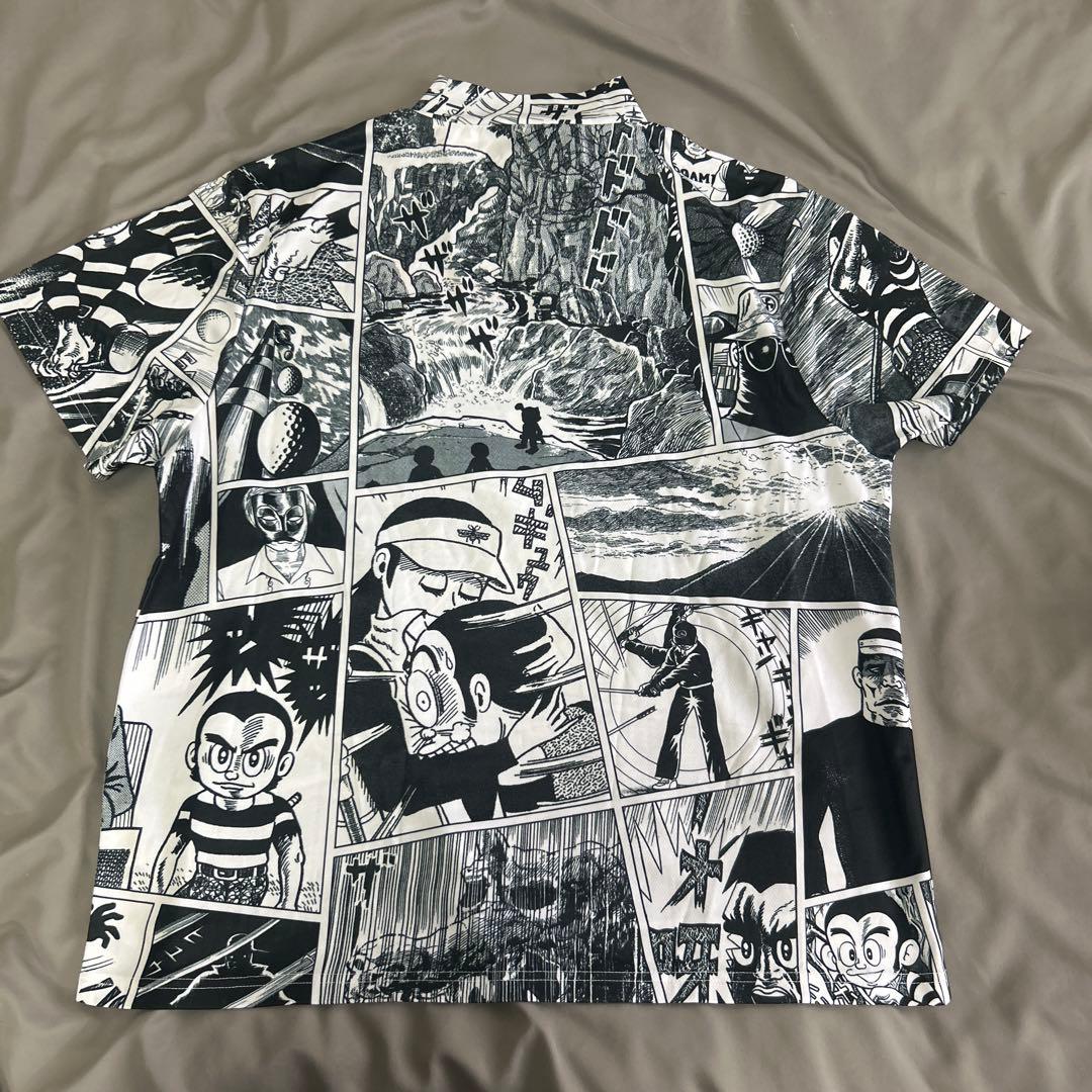 木梨サイクル × プロゴルファー猿 モックネックシャツ XL