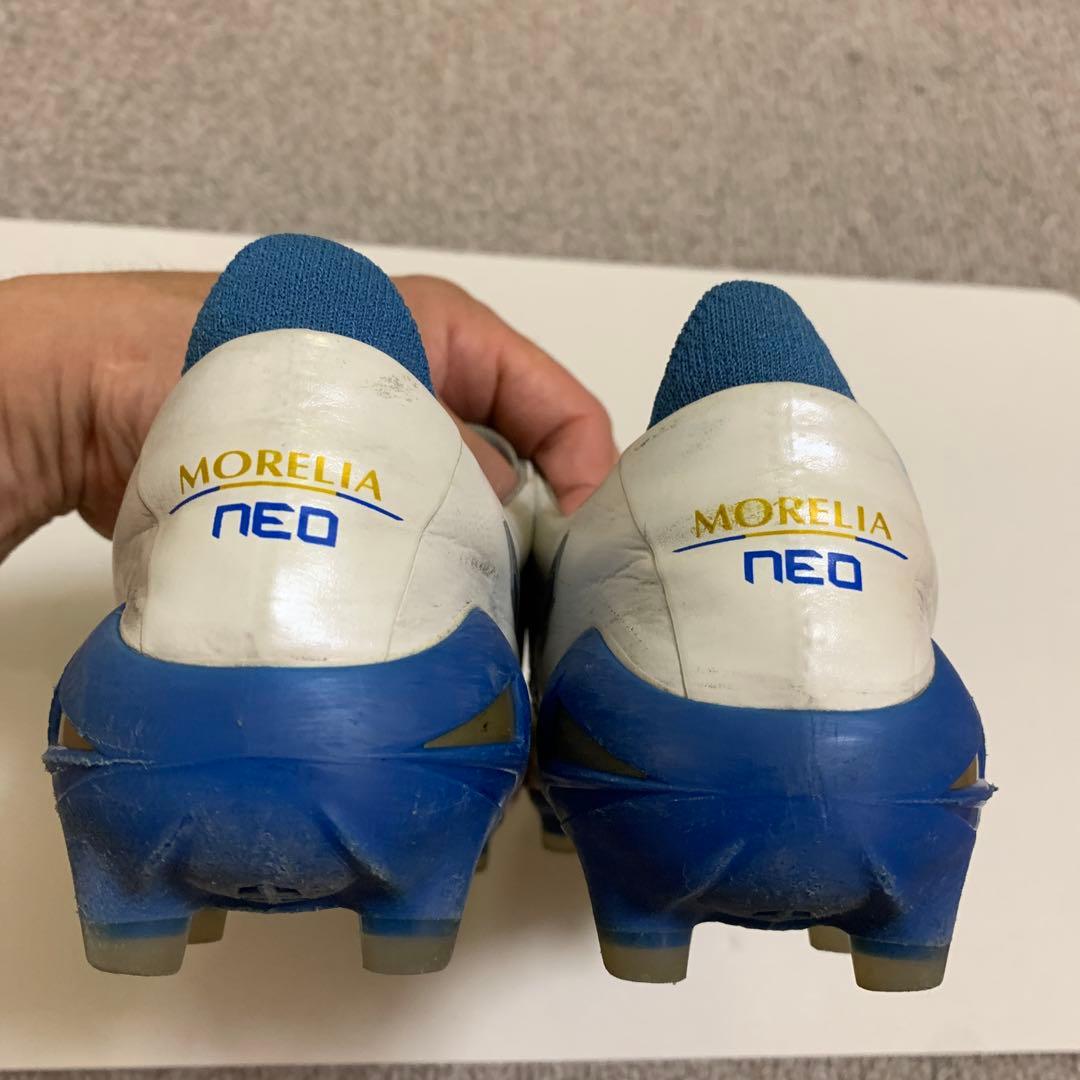 【27.5cm】モレリア NEO 4 JAPAN ムゲンパック　ホワイト×ブルー