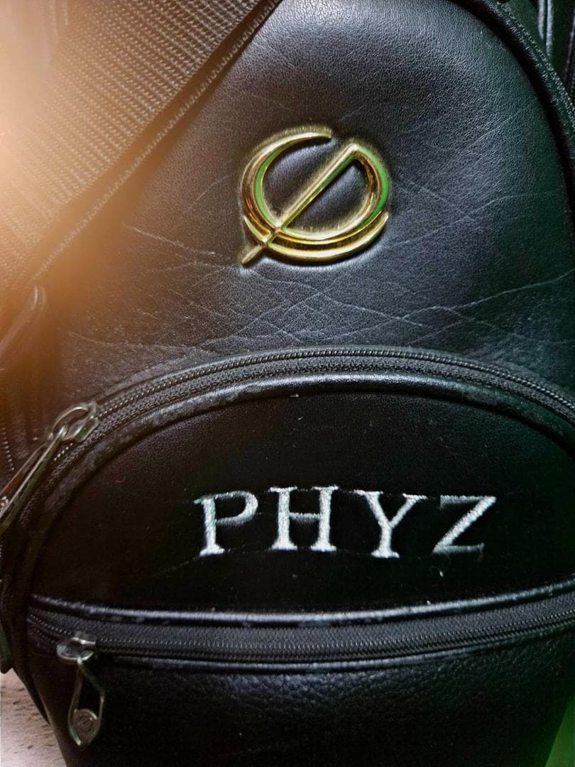 送料無料/超美品　高級PHYZ ブラック ゴルフバッグ