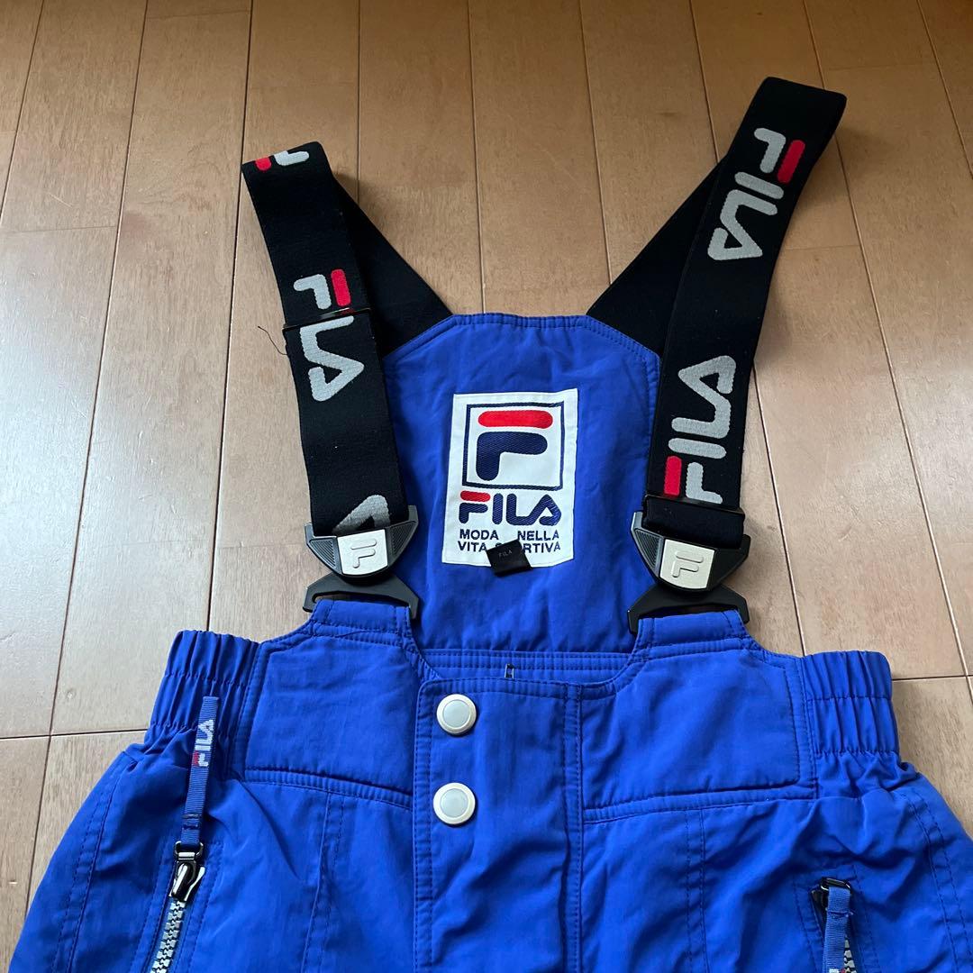 FILA スキーウェア スケボー カラフル 防寒 ビンテージ　上下セット