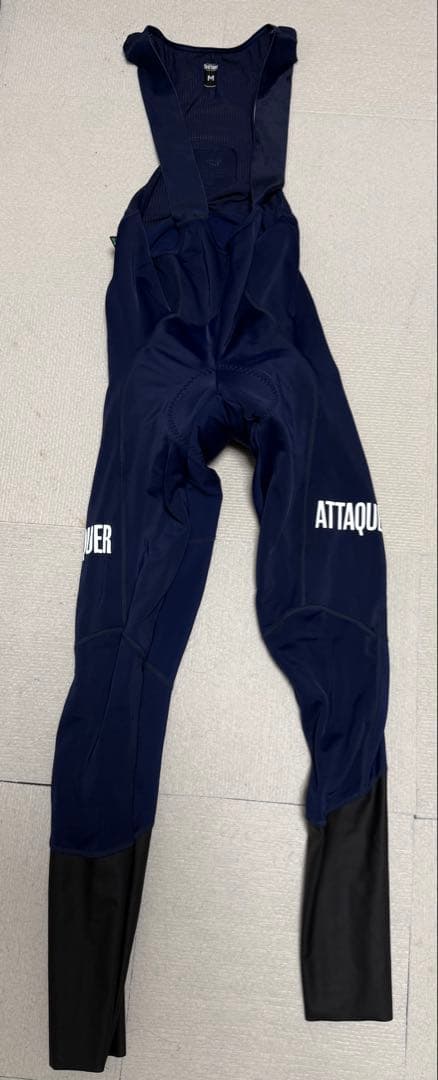 値下げ　ATTAQUER ネイビー ビブタイツ　サイズM