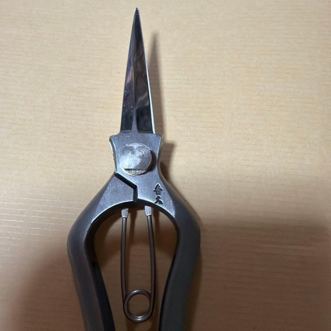 新品未使用　ステンレス剪定シノギ芽切り鋏