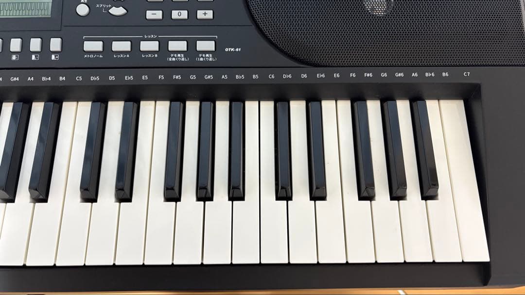 61鍵盤電子キーボードセット　onetone